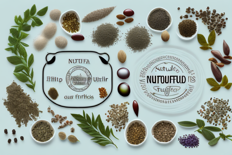 Various natural ingredients like herbs