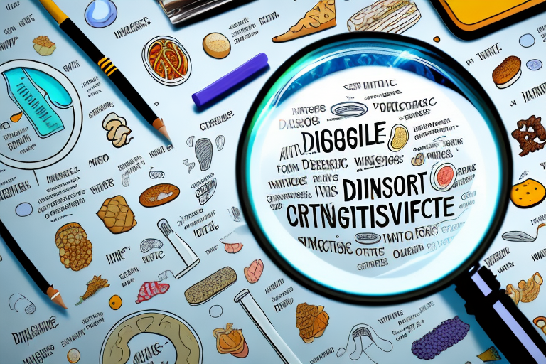 A magnifying glass focusing on a stylized