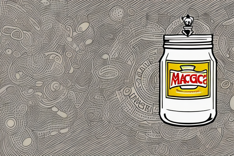 A jar filled with the big mac sauce