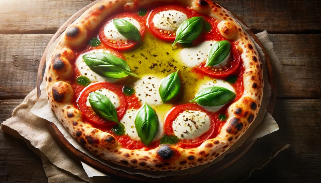 Classic Vegetarian Margherita Pizza
